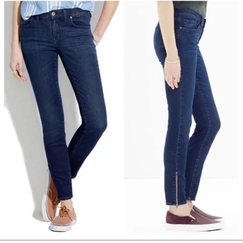 Madewell Skinny Skinny Jeans with ankle zipper - size 26